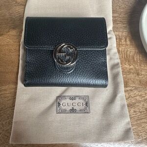 Gucci Black Leather Wallet